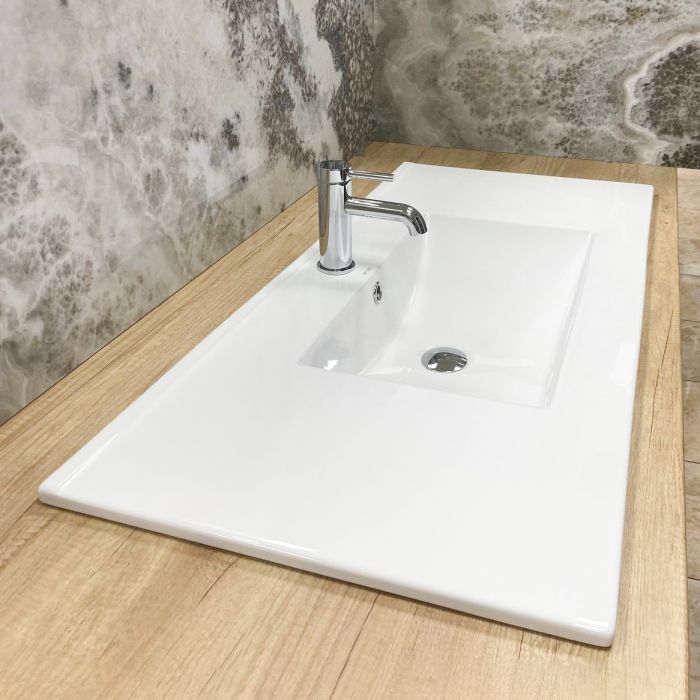 Умивальник VBI FERRARA 100 WHITE врізний
