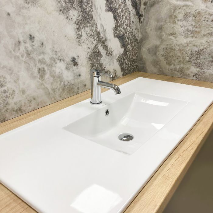 Умивальник VBI FERRARA 100 WHITE врізний