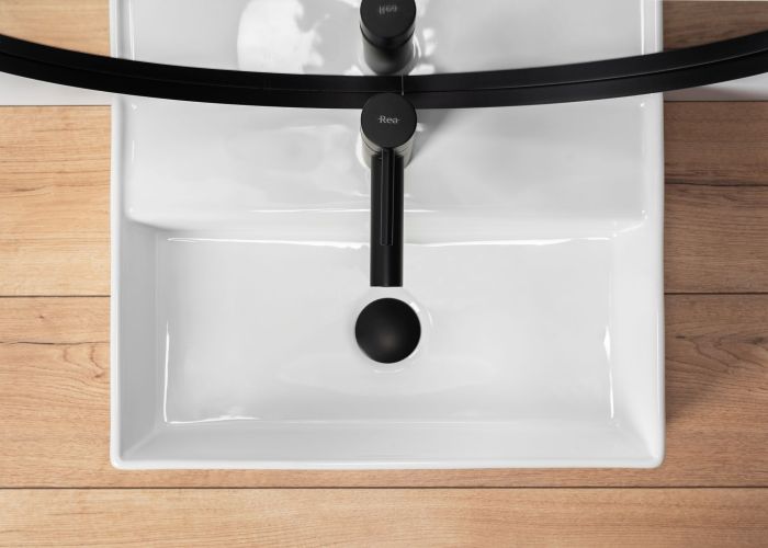 Умывальник REA VALERIA N WHITE накладной подвесной