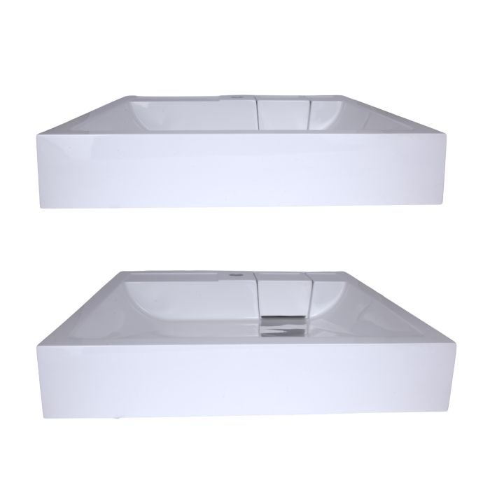 Раковина на пральну машину Qtap Arvin 595x595x115 мм, White QTARV2365WHI48575