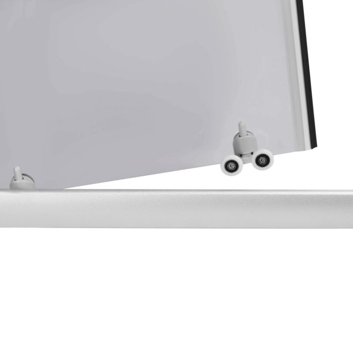 Душова кабіна Lidz Wawel 90x90 см, квадратна, скло тоноване 4 мм (без піддона)