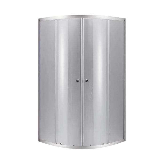 Душевая кабина Lidz Latwa 90x90 полукруглая, тонированное стекло 4 мм + Поддон Kapielka 14 см