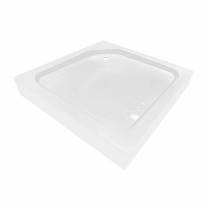 Душевая кабина Wawel 90x90 квадратная, тонированное стекло 4 мм + Поддон Kapielka 14 см