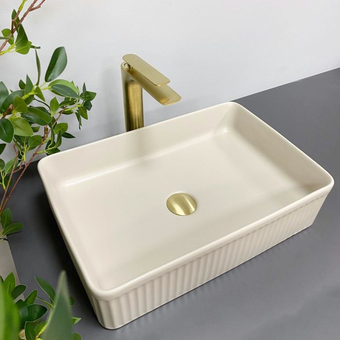 Умивальник VBI BRESCIA BEIGE MATT накладний