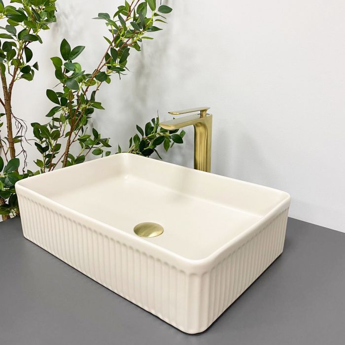 Умивальник VBI BRESCIA BEIGE MATT накладний