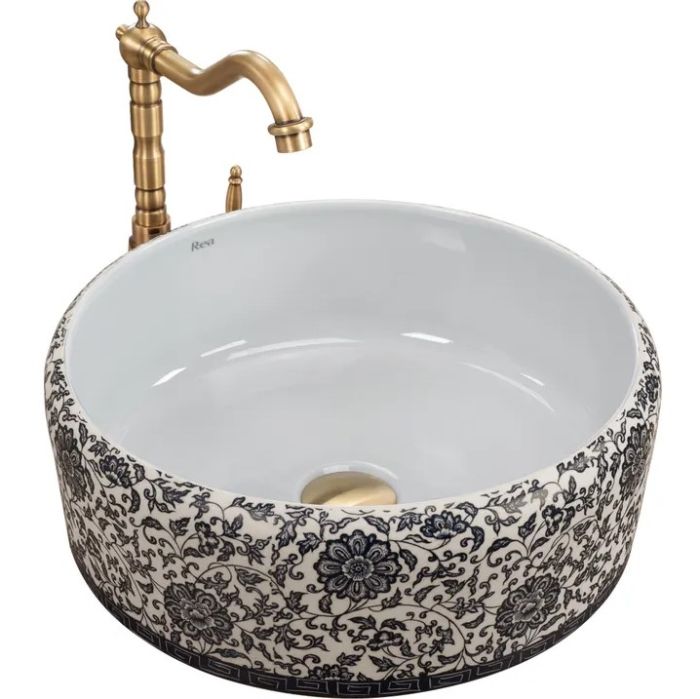 Умывальник REA FLORISA WHITE накладной