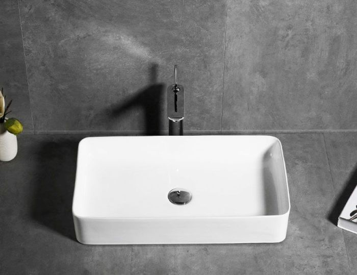 Умывальник REA DENIS WHITE белый накладной