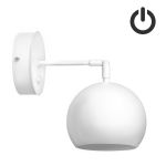 Бра з вимикачем Bowl W150-BT White