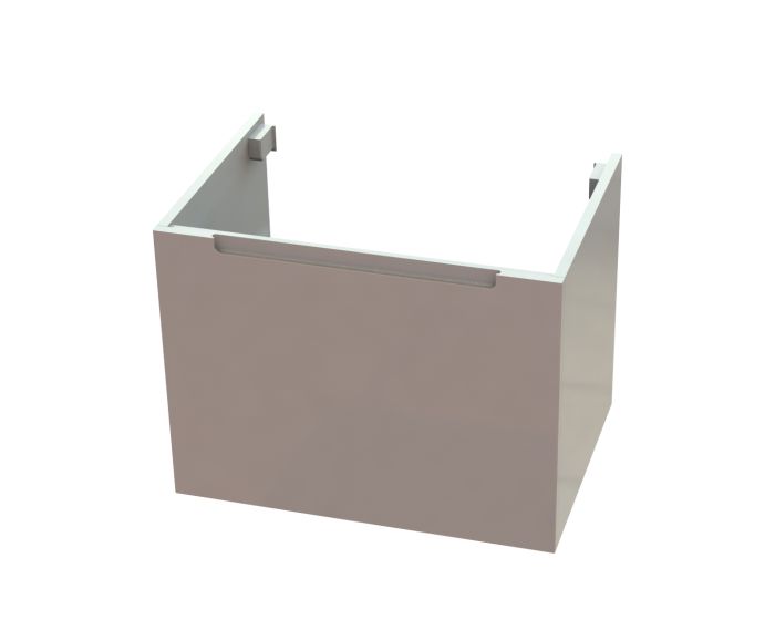 Тумба «Віола» 60 см з умивальником «Богема» Білий