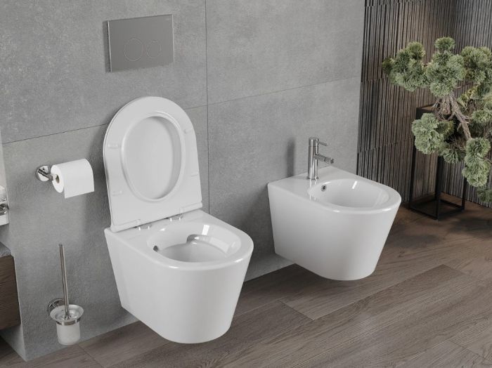 Підвісний унітаз MEXEN RICO WHITE FLAT білий