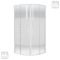 Душевая кабина TISZA (AMUR) 90*90*185см, профиль белый, стекло Frizеk