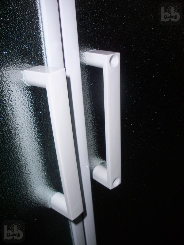 Душова кабіна TISZA 90*90*200см, на мілкому піддоні, профіль білий, скло Zuzmara