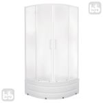 Душова кабіна TISZA MELY 80*80*200 см, на глибокому піддоні, Zuzmara