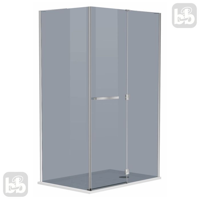 Душова кабіна MEGERKA 120*80*190см , розпашна, права, скло тоноване 6мм