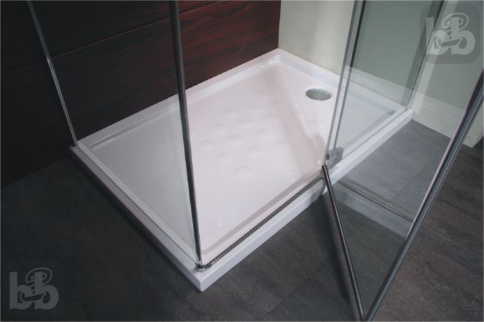 Душевая кабина MEGERKA прямоугольная 120*80*190см, распашная, стекло прозрачное 6мм, левая