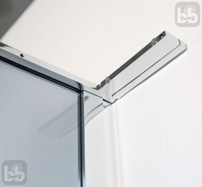 Душова кабіна MEGERKA прямокутна 120*80*190см , розпашна, скло прозоре 6мм, права