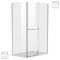 Душова кабіна MEGERKA прямокутна 120*80*190см , розпашна, скло прозоре 6мм, права