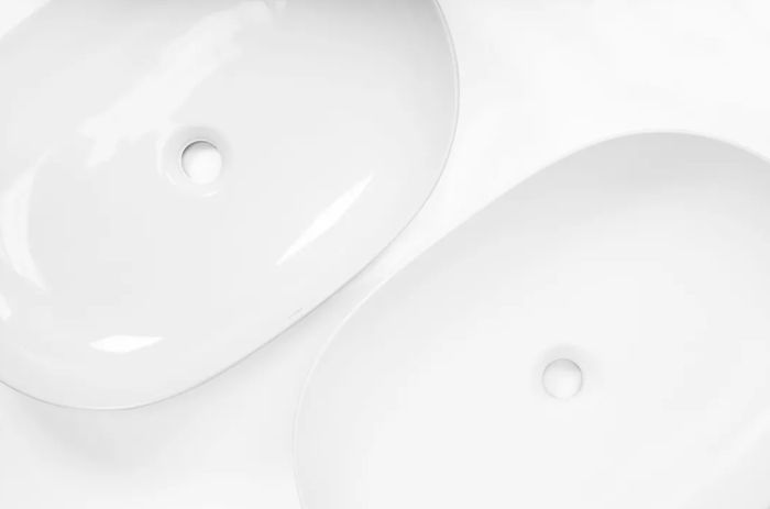 Умивальник REA CLEO 60 WHITE MATT накладний