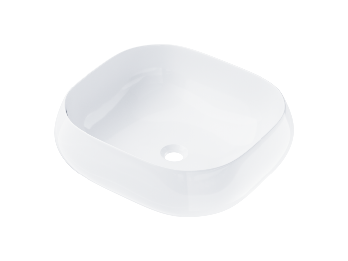 Умивальник CORSAN ELZA WHITE накладний білий