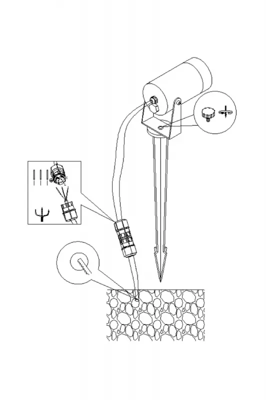 Ландшафтний вуличний світильний INSIDE 224