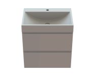 Тумба «Стелла» з умивальником «Гранд» Білий