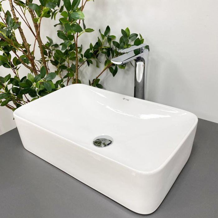 Умывальник VBI ALIANO WHITE накладной