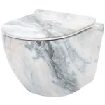 Підвісний унітаз REA CARLOS GRANIT SHINY GLOSSY