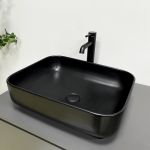 Умывальник VBI PALERMO BLACK MATT накладной