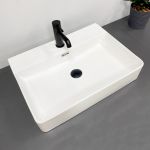 Умивальник VBI BITONTO M WHITE накладний підвісний