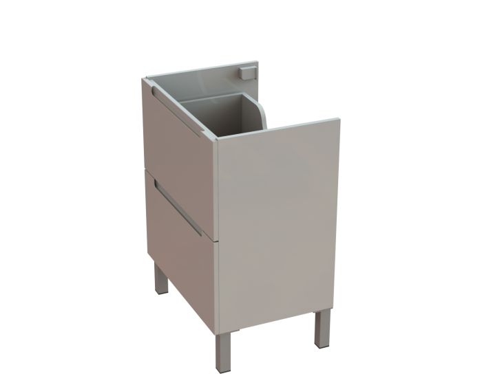 Тумба «Б'янко» 60 см з умивальником «Богема» Білий