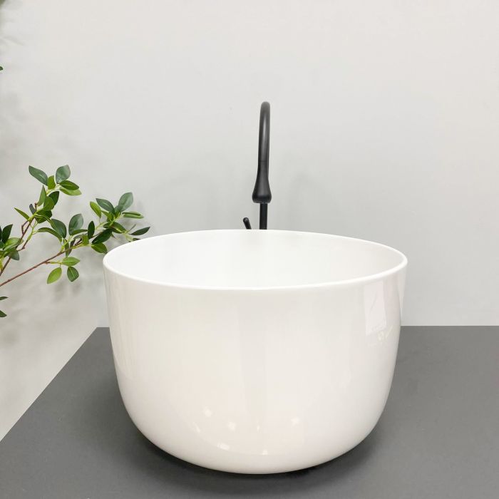 Умывальник VBI ROSSANO WHITE накладной