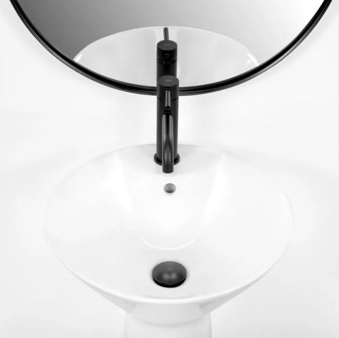 Умивальник REA RIVER WHITE білий підлоговий