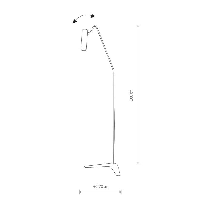 Торшер Nowodvorski EYE SUPER BLACK I