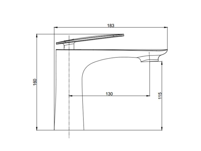 Смеситель для умывальника ASIGNATURA Intense