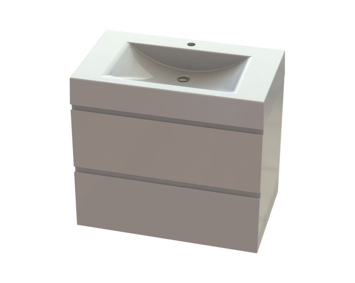 Тумба «Елегія» 80 см з умивальником «Атлант» Білий