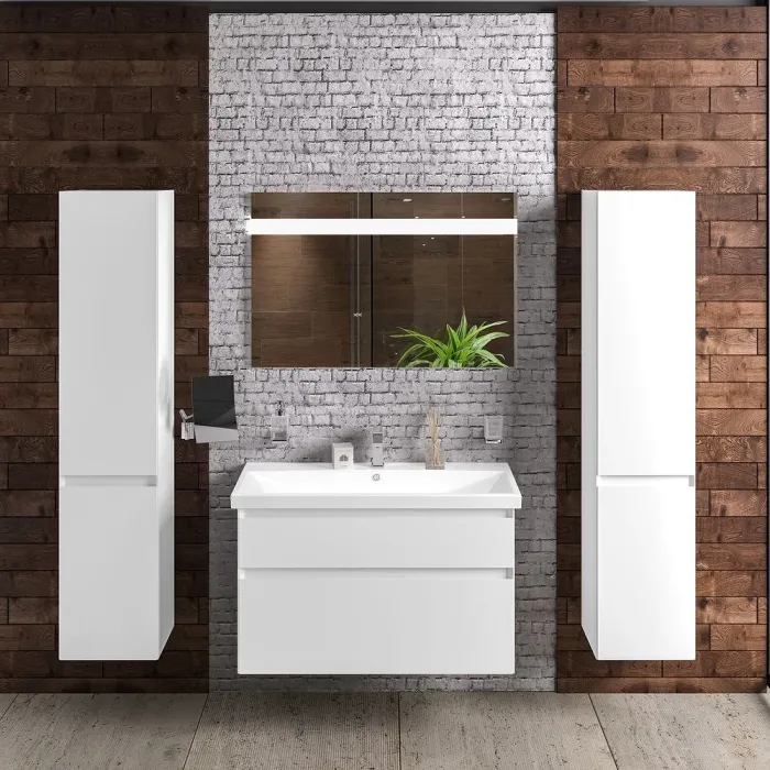 Тумба подвесная с умывальником Элит 100, Аква Родос