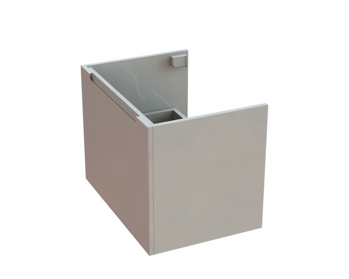 Тумба «Віола» 60 см з умивальником «Богема» Білий