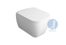 Унітаз підвісний Henges з кришкою soft-close HE18-F85-HE004 Glossy white SIMAS