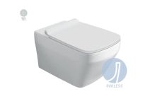 Унітаз підвісний Baden Baden BB 18 з кришкою soft-close BB18-F87(85)-BB004TM Tella matt SIMAS