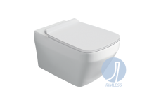 Унітаз підвісний Baden Baden BB 18 з кришкою soft-close BB18-F87(85)-BB004WM White matt SIMAS