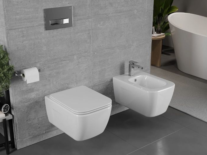 Подвесной унитаз MEXEN MARGO WHITE SLIM белый