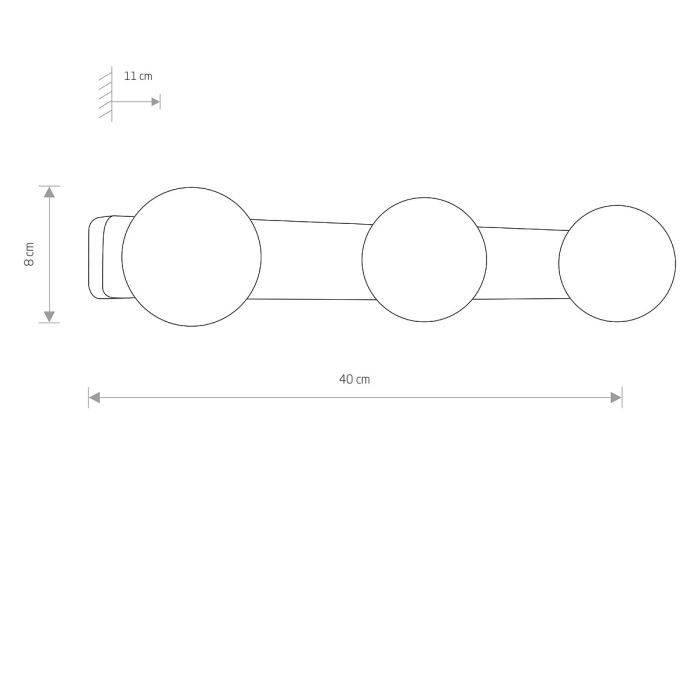Светильник настенный Nowodvorski BRAZOS III CHROME