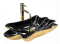 Умывальник REA INFINITY GOLD BLACK накладной