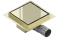 Трап для душу MEXEN FLAT 15х15 GOLD золотий квадратний