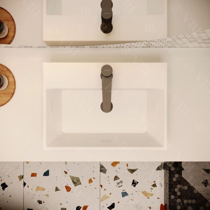 Умивальник VBI PADUA 50 WHITE накладний підвісний