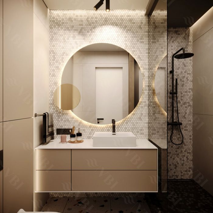 Умивальник VBI PADUA 50 WHITE накладний підвісний