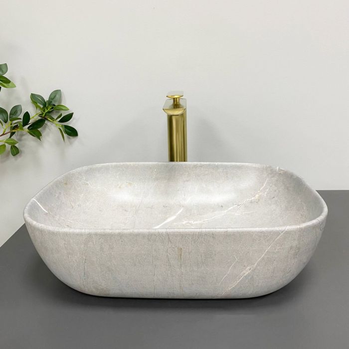 Умивальник VBI RAVENNA GREY STONE MATT накладний