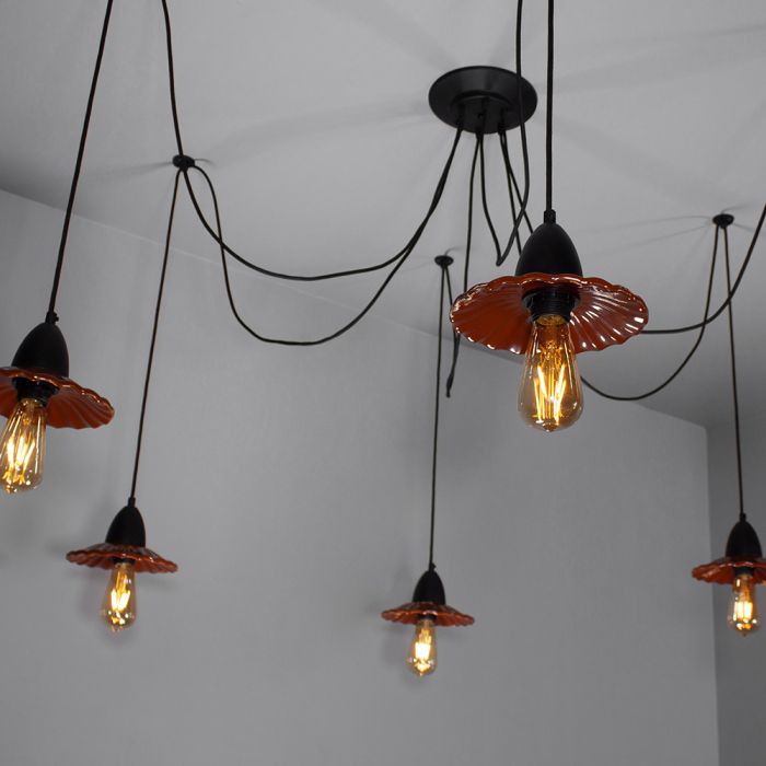 Люстра-павук LS 2151-6K-6