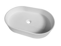 Умывальник овальный ASIGNATURA Delight, белый 