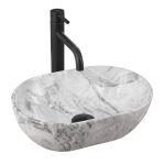 Умивальник REA AMELIA MINI STONE MATT накладний
